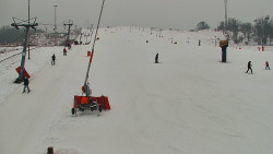 Sjezdovka skiareálu Hlubočky