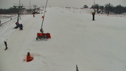 Sjezdovka skiareálu Hlubočky