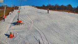 Sjezdovka skiareálu Hlubočky