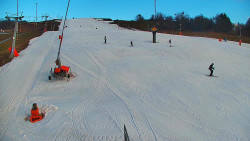 Sjezdovka skiareálu Hlubočky