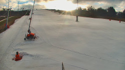 Sjezdovka skiareálu Hlubočky