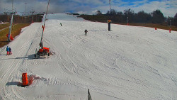 Sjezdovka skiareálu Hlubočky