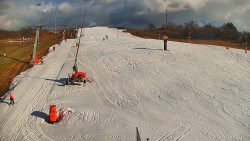 Sjezdovka skiareálu Hlubočky