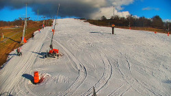 Sjezdovka skiareálu Hlubočky