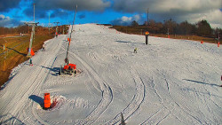 Sjezdovka skiareálu Hlubočky