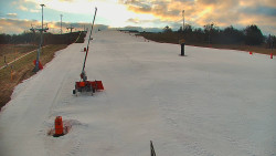 Sjezdovka skiareálu Hlubočky