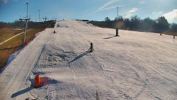 Sjezdovka skiareálu Hlubočky