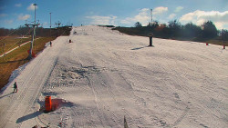 Sjezdovka skiareálu Hlubočky