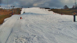 Sjezdovka skiareálu Hlubočky