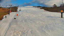 Sjezdovka skiareálu Hlubočky