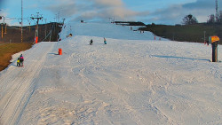 Sjezdovka skiareálu Hlubočky