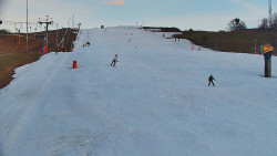 Sjezdovka skiareálu Hlubočky