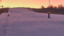 Sjezdovka skiareálu Hlubočky