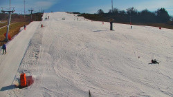 Sjezdovka skiareálu Hlubočky