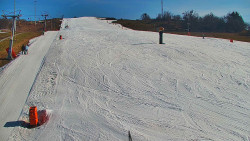 Sjezdovka skiareálu Hlubočky