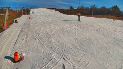 Sjezdovka skiareálu Hlubočky