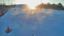 Sjezdovka skiareálu Hlubočky