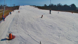 Sjezdovka skiareálu Hlubočky