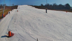 Sjezdovka skiareálu Hlubočky