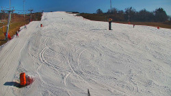 Sjezdovka skiareálu Hlubočky