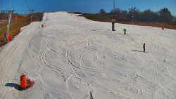 Sjezdovka skiareálu Hlubočky