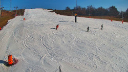 Sjezdovka skiareálu Hlubočky