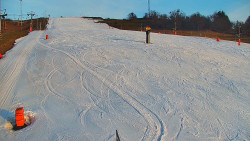 Sjezdovka skiareálu Hlubočky