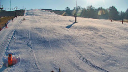 Sjezdovka skiareálu Hlubočky