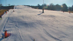 Sjezdovka skiareálu Hlubočky