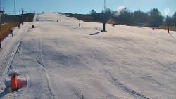 Sjezdovka skiareálu Hlubočky