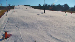 Sjezdovka skiareálu Hlubočky