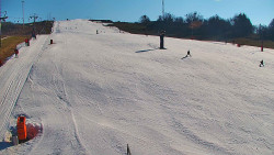 Sjezdovka skiareálu Hlubočky