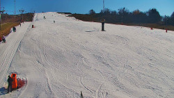 Sjezdovka skiareálu Hlubočky