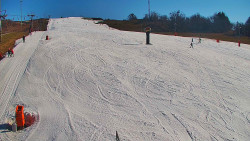 Sjezdovka skiareálu Hlubočky