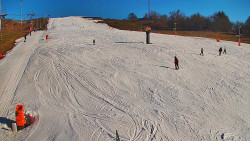 Sjezdovka skiareálu Hlubočky