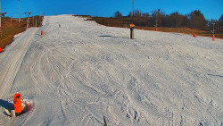 Sjezdovka skiareálu Hlubočky