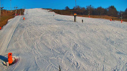 Sjezdovka skiareálu Hlubočky