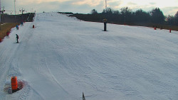 Sjezdovka skiareálu Hlubočky