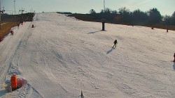 Sjezdovka skiareálu Hlubočky