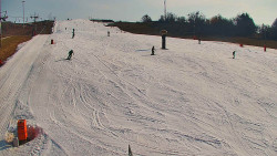 Sjezdovka skiareálu Hlubočky