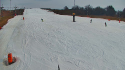 Sjezdovka skiareálu Hlubočky