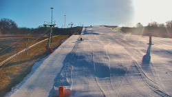 Sjezdovka skiareálu Hlubočky