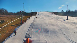 Sjezdovka skiareálu Hlubočky