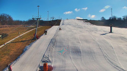 Sjezdovka skiareálu Hlubočky