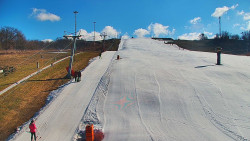 Sjezdovka skiareálu Hlubočky