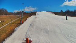 Sjezdovka skiareálu Hlubočky