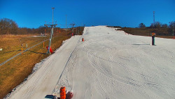 Sjezdovka skiareálu Hlubočky