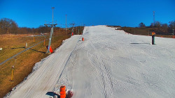 Sjezdovka skiareálu Hlubočky