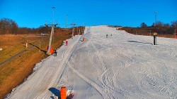 Sjezdovka skiareálu Hlubočky