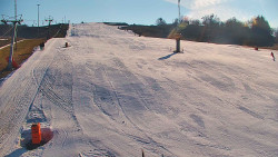 Sjezdovka skiareálu Hlubočky